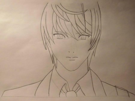 Лайт тетрадь смерти для срисовки