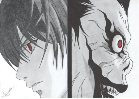 Рисунки аниме терзать смерти рюк