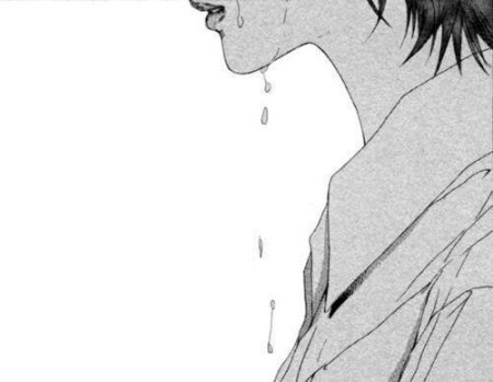 Аниме парни слезы