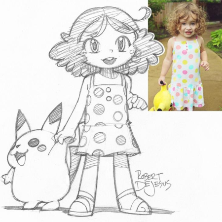 Стили рисования девочек для детей