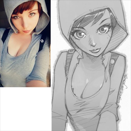 Рисунки людей в мультяшном стиле