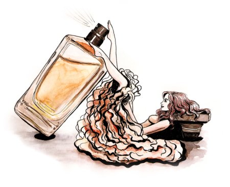 Парфюм иллюстрация