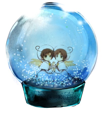 Снежный шар аниме