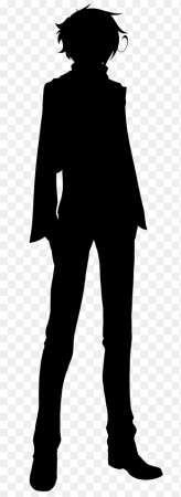 Силуэты аниме персонажей