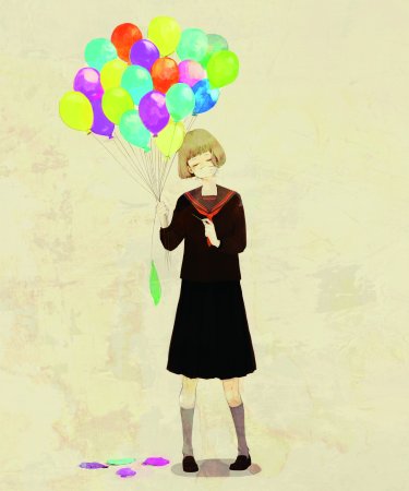 Воздушные шары аниме