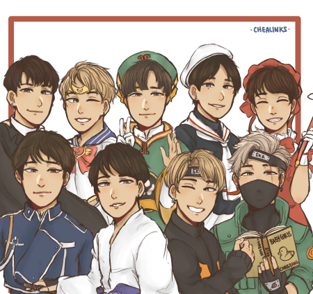 Stray Kids мультяшные