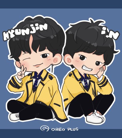 Stray Kids в стиле Чиби