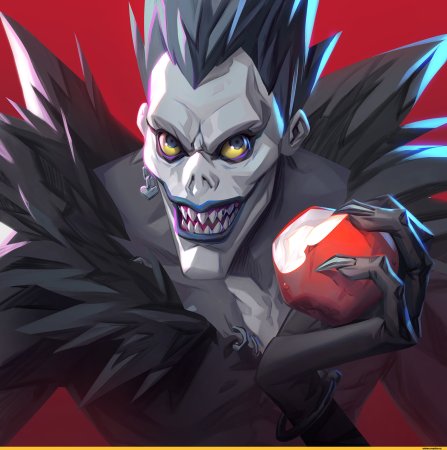 Тетрадь смерти рюк чёрно белый