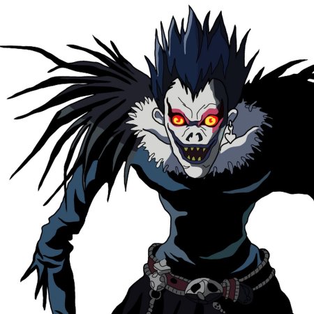 Раскраска аниме тетрадь смерти рюк