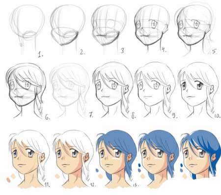 Уроки рисования аниме