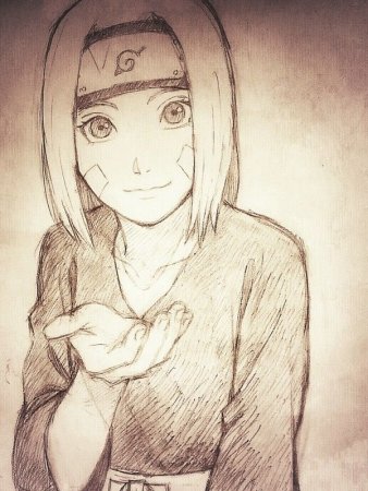 Рисунки Наруто девочки