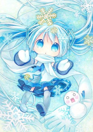 Snow Miku Чиби