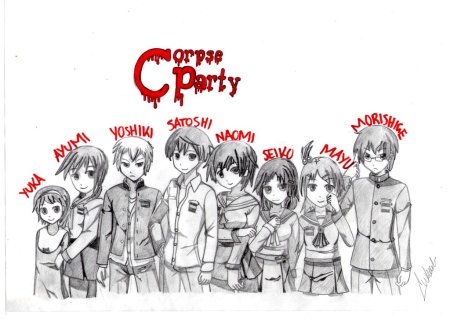 Аниме вечеринка мертвых карандашом