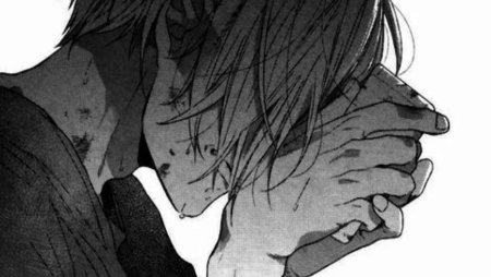 Плачущие аниме парни