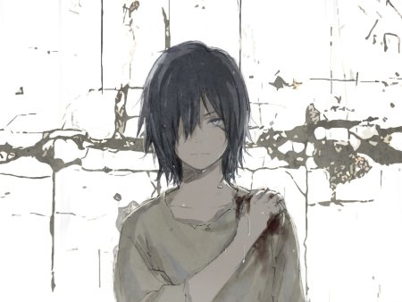 Грустные арты парней