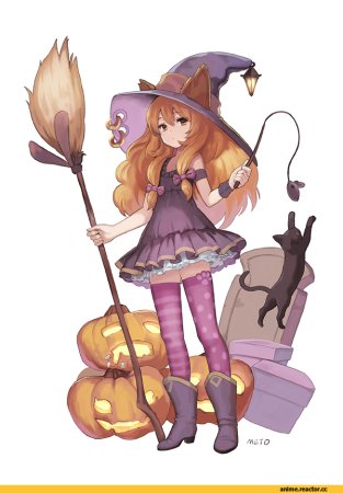 Аниме ведьма