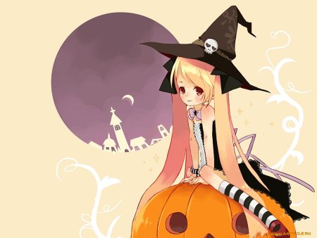 Хэллоуин аниме милое