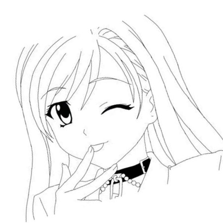 Раскраски аниме