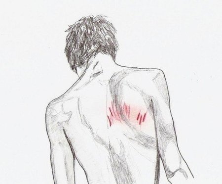 Спина для срисовки