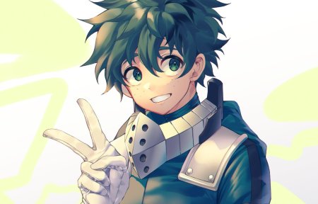 Аниме геройская Академия Мидория