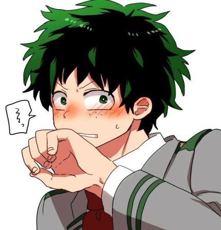 Лицо Мидори Изуку