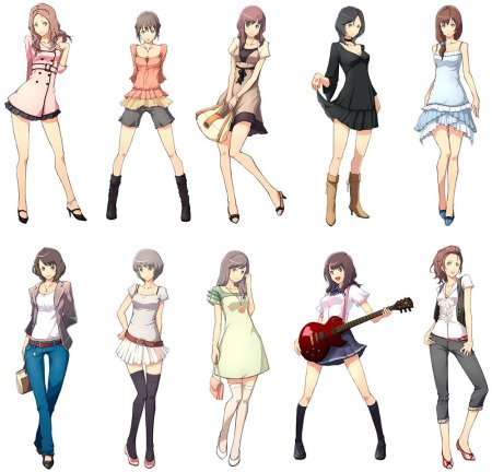 Одежда в стиле аниме женская