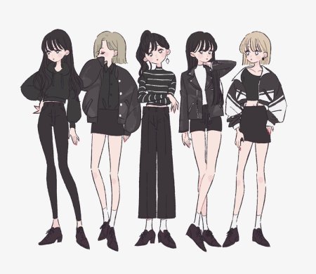 Одежда в стиле аниме женская