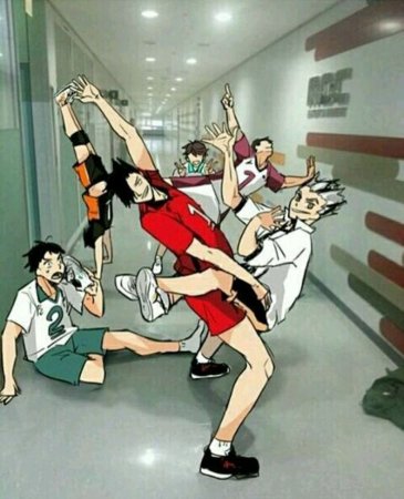Аниме волейбол смешно