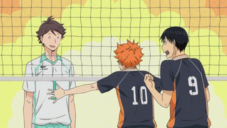 Волейбол Хината и Ойкава и Кагеяма