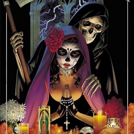 Аниме череп зарисовки