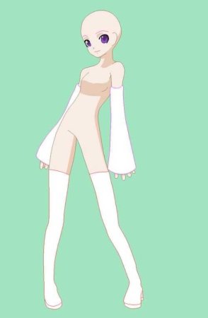 Аниме манекены для рисования