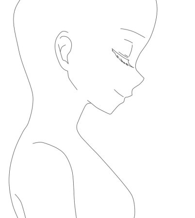 Манекен головы для рисования