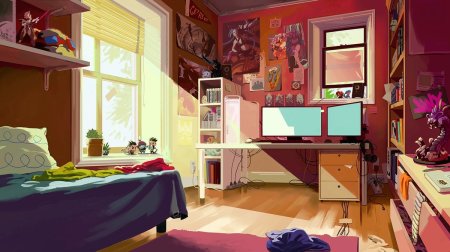 Аниме комната для девочки