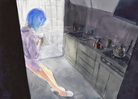 Евангелион комната Рей