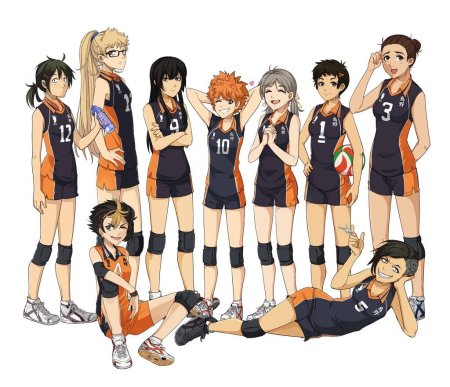 Haikyuu Чиби Карасуно