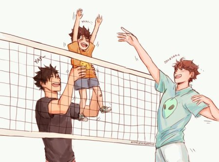 Волейбол куро и Ойкава