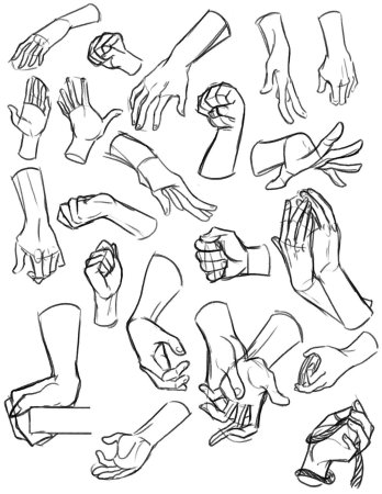 Референс руки гача