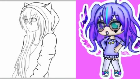 Позы для рисования гача