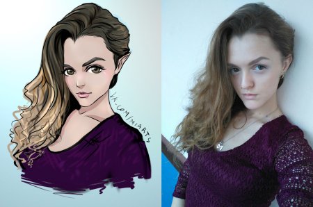 Портрет в стиле аниме