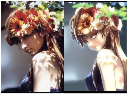 Фотообработка в стиле аниме