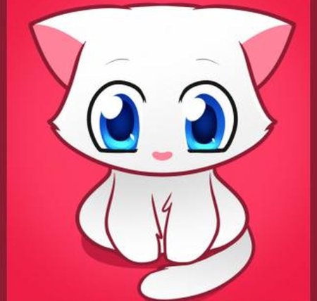 Милые котята для срисовки легкие