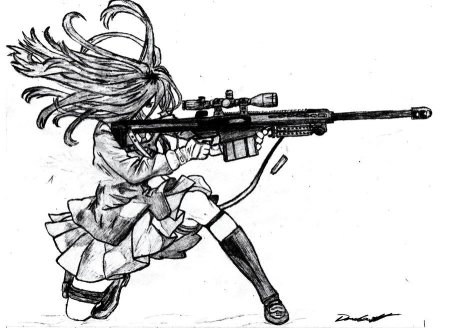 Аниме снайпер