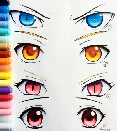 Аниме глаза