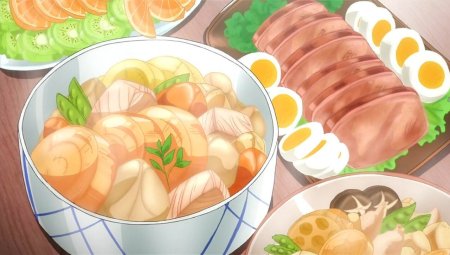 Японская еда из аниме рисунки (54 фото)