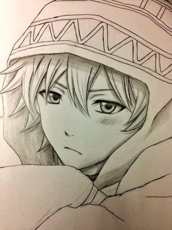 Юкине Бездомный Бог срисо