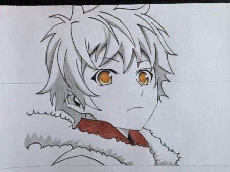 Юкине Бездомный Бог для срисовки