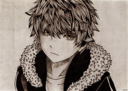 Юкине Бездомный Бог черно белый