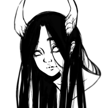 Картинки для срисовки демоны девушки