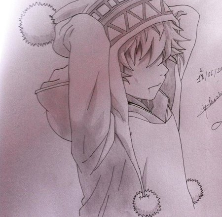 Аниме Юкине карандашом