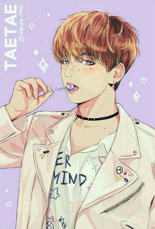 Аниме BTS тэхён